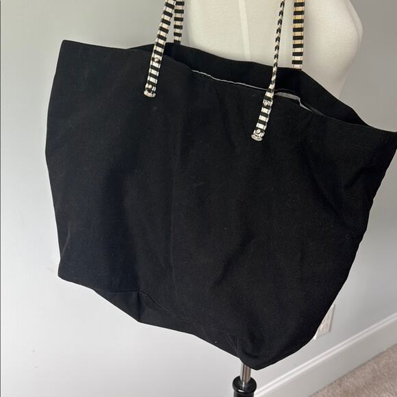 Victoria's Secret Black and Pink Classic Tote Bag OS - Picture 5 of 6